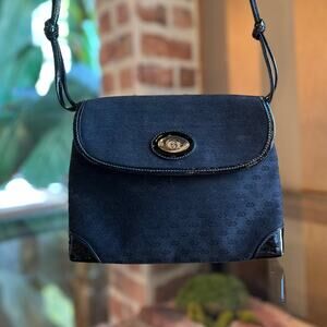 GUCCI Micro GG Canvas Crossbody Vintage Bag
